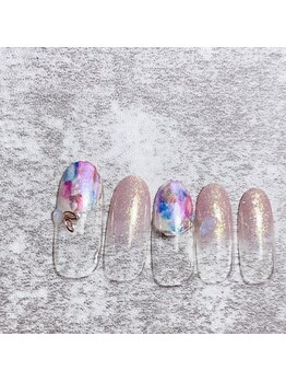 ミルネイル(Mil Nail)/水彩ネイル