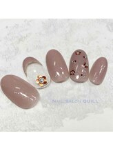 ネイルサロン クイル(QUILL)/12月ちょこっとアート（１）