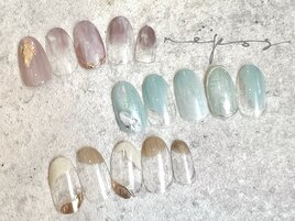 ニュアンス ミラー ネイル