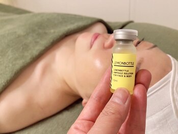 カピリナスパ(Ka.Pilina Spa)の写真/最新小顔美容★レモンボトル！頬やあご下の脂肪を分解し、スッキリしたフェイスライン&小顔へ☆