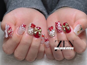 ゼン ネイル デザイン 池袋(ZEN NAIL DESIGN)/* 長 さだしやり放題×つけ放題