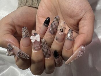 ザ コースト バイ ネオリーブ(The coast by neolive)/チェックネイル　担当:星