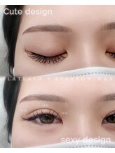 アイモア 可児店(eye mor.)/フラットラッシュ×眉Wax