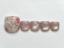 ジェミーネイル イケブクロ(Jemiy nail ikebukuro)/フラワーリボン¥8500