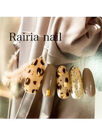 アニマル柄ネイル