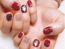 ネイルマジック 仙台一番町店(NAIL MAJIC)/流線ネイル☆オ-ダ-
