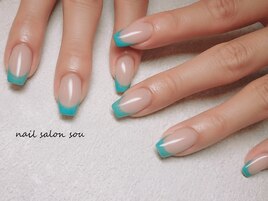 シンプルblueフレンチ☆