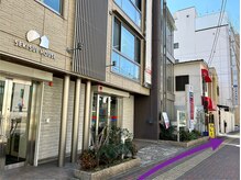 ミニョン 堺東店/セキスイハウスの前を過ぎて