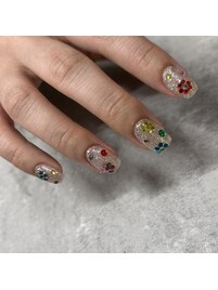 かわいいお花ネイル♪