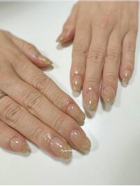 【ハンド】ラメグラデーション