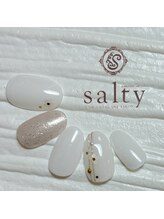 ネイルアンドアイラッシュサロン ソルティ 寺田町(salty)/ホログラムネイル