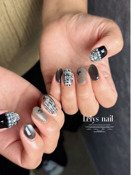 レリーズ ネイル(Lelys nail)/ツイードネイル