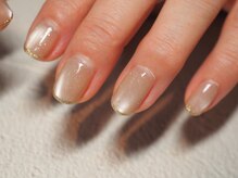 ビューティトリップ(Beauty TRIP)/大人ベージュのシンプルネイル