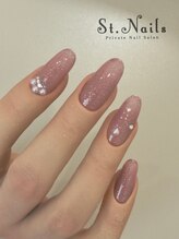 セントネイルズ (St.Nails)/6月限定シンプルデザイン¥4950
