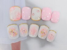 ネイルサロンセレーネ(Selene)/ふんわりフットネイル