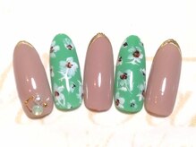 ウータン(Wu-Tang)/手描きアートネイル￥9000