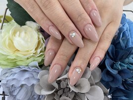 【田坂】グレージュnail