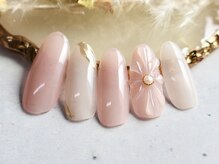 ロシェ(Rocher)/ぷっくりフラワーネイル/Rocher