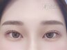 《eye》まつげパーマ×美眉スタイリング(眉ワックス+メイク)　¥12100→￥8800