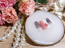 色替え無料☆フラワーネイル