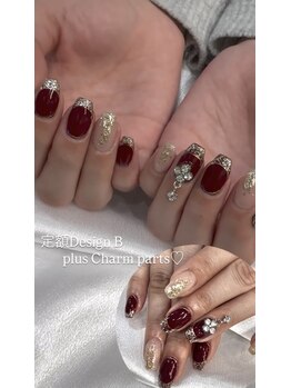 キラキラチャーム&定額デザイン