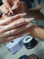 ジュン ネイル(JUN NAIL)&nbsp;施術中