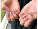 ナチュラルピンク×ホロ[原宿]