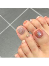 ネイルズ ララ(nails Lala)/フットネイル 。