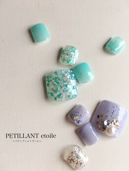 ペティアン エトワール アイラッシュアンドネイル(PETILLANT etoile)/フット定額¥6490デザイン