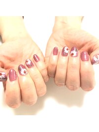 お花アートネイル