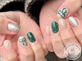 ネイルズガッシュ 溝の口店(NAILs GUSH)/リボン/ガーリー/シンプル