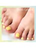 8月限定【フットネイル＋ケア】 かかと角質ケア＋ワンカラーorラメグラ ¥5980