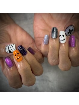 ネイルサロンファストネイルプラス 新宿店(FAST NAIL PLUS)/2024秋ネイル【ハロウィン】