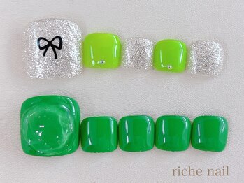 リッシュ ネイル(riche nail)/【フット】定額コース