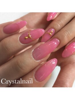 クリスタルネイル ボンベルタ橘店(CRYSTAL NAIL)/透け感ネイル