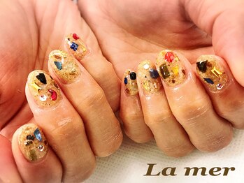 ラメール(La mer)/ドバイ風ネイル★