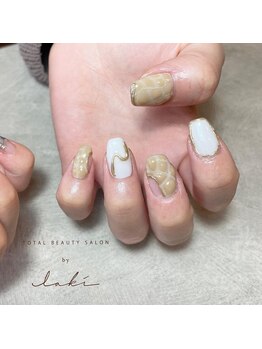 ワニ柄ネイル☆