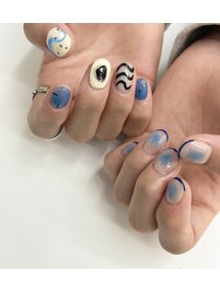 個性派アートネイル