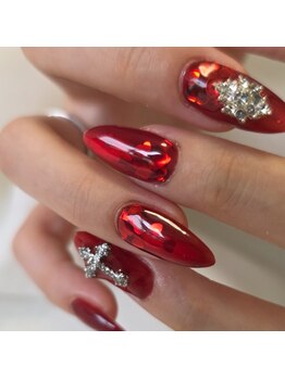 ネイルズ ビー 南昭和町本店(Nail's be)/ハートホログラム