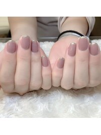 バーチャルフレンチネイル