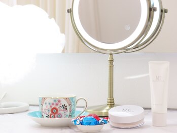 アプ(APP.)/施術後はティータイムとメイク♪