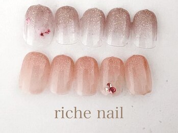 リッシュネイル 新百合ヶ丘店(riche nail)/シンプルアートコース