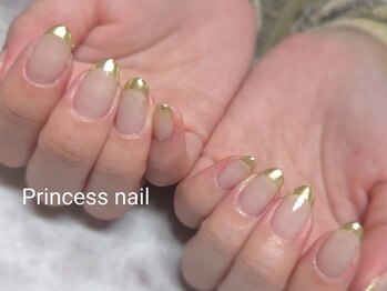 プリンセスネイル(Princess nail)/ミラーフレンチ10,800