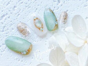 ネイルアンドアイラッシュ ボネール 銀座店(lash Bounail)/マグネット・ラメ・11480円