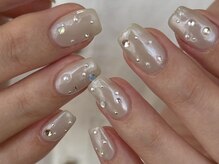 クルネ(QULNE)/ホワイトオーロラネイルストーン