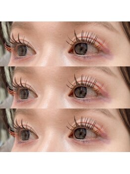 アイラッシュ ラボ メル(eyelash lab mel)/エクステパーマ(カラーエクステ)