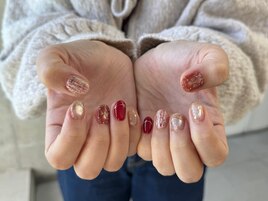 ツイード×キルティング