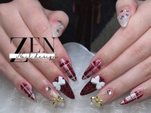 ゼン ネイル デザイン 池袋(ZEN NAIL DESIGN)/* 長 さだしやり放題×つけ放題