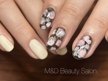 エムアンドディビューティサロン 銀座店(M&D)/薔薇アート