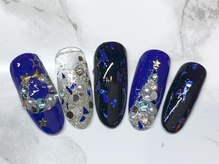 ラリュールネイル(L'Allure nail)/クリスマスネイル￥8200